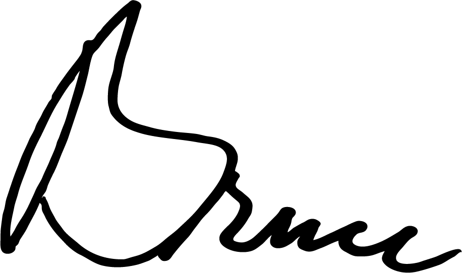 Bruce-signature Clipart (916x542), Png Download