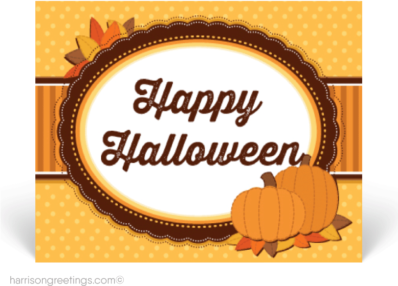 Svg Black And White Download Halloween Postcards Harrison - Thanksgiving Clipart (810x648), Png Download