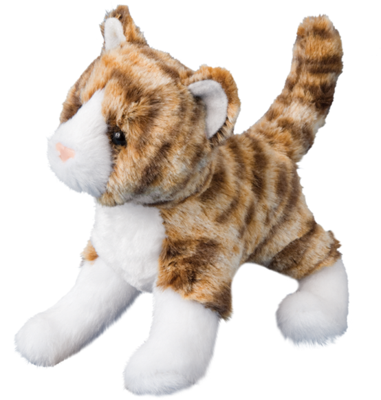 Sadie Tiger Stripe Cat - Stuffed Toy Clipart (600x600), Png Download