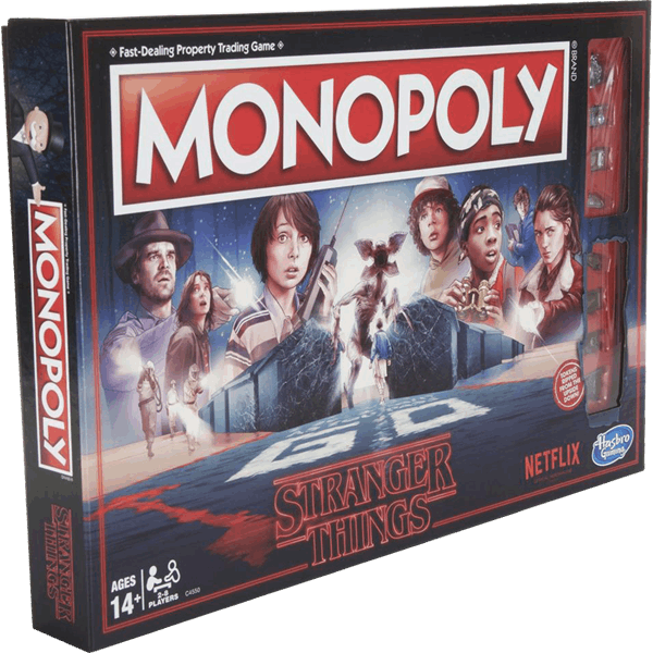 Board Games - Hasbro Monopoly Stranger Thing Clipart (600x600), Png Download
