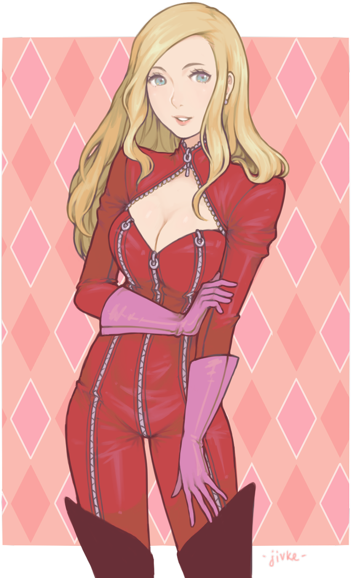 Ann Takamaki With Hair Down Clipart (785x1200), Png Download