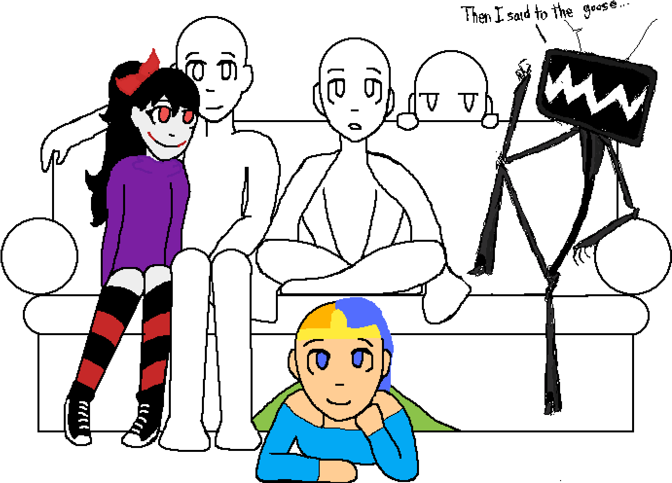 Netflix And Chill - Cartoon Clipart (1400x1000), Png Download