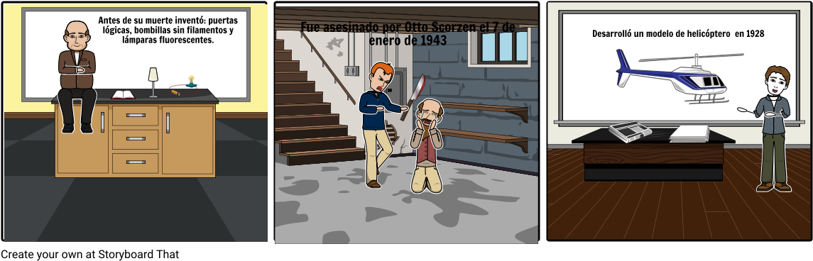 Nikola Tesla - Cartoon Clipart (1164x385), Png Download