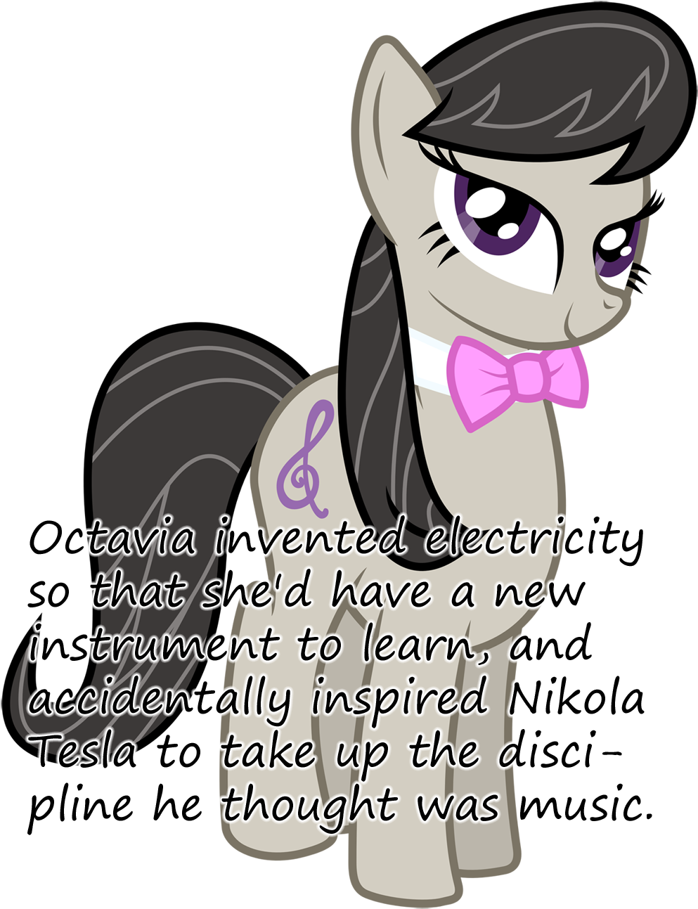 Bowtie, Earth Pony, Electricity, Female, Glorious Cello - Sustainability Clipart (1000x1300), Png Download