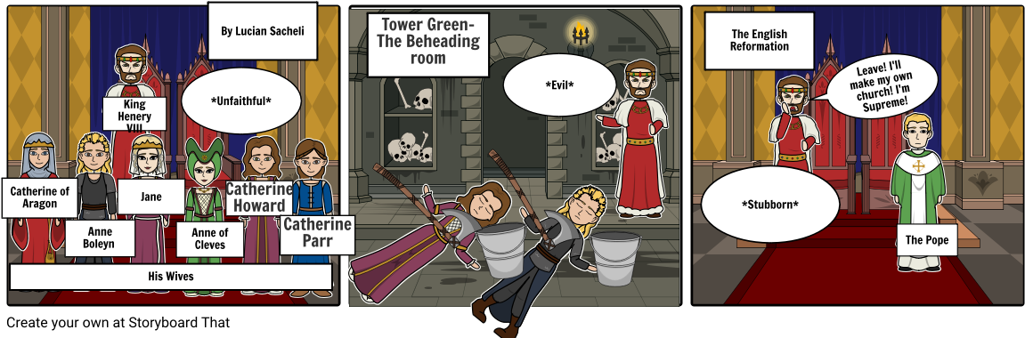 King Henry Viii -lucian - Cartoon Clipart (1164x385), Png Download