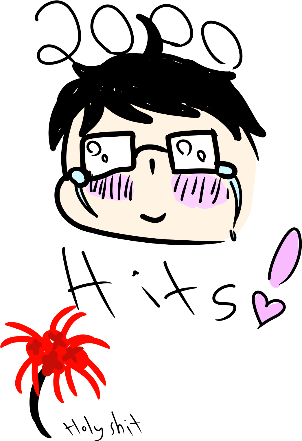 “that Motherfucker ” Futaba Screamed - Illustration Clipart (1200x1800), Png Download