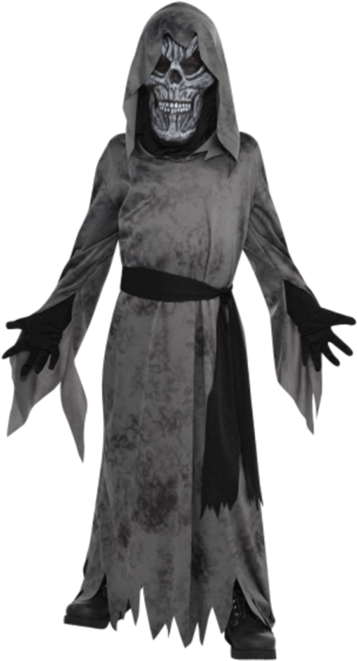 Child Ghastly Ghoul Halloween Costume - Scary Party City Halloween Costumes Clipart (600x951), Png Download