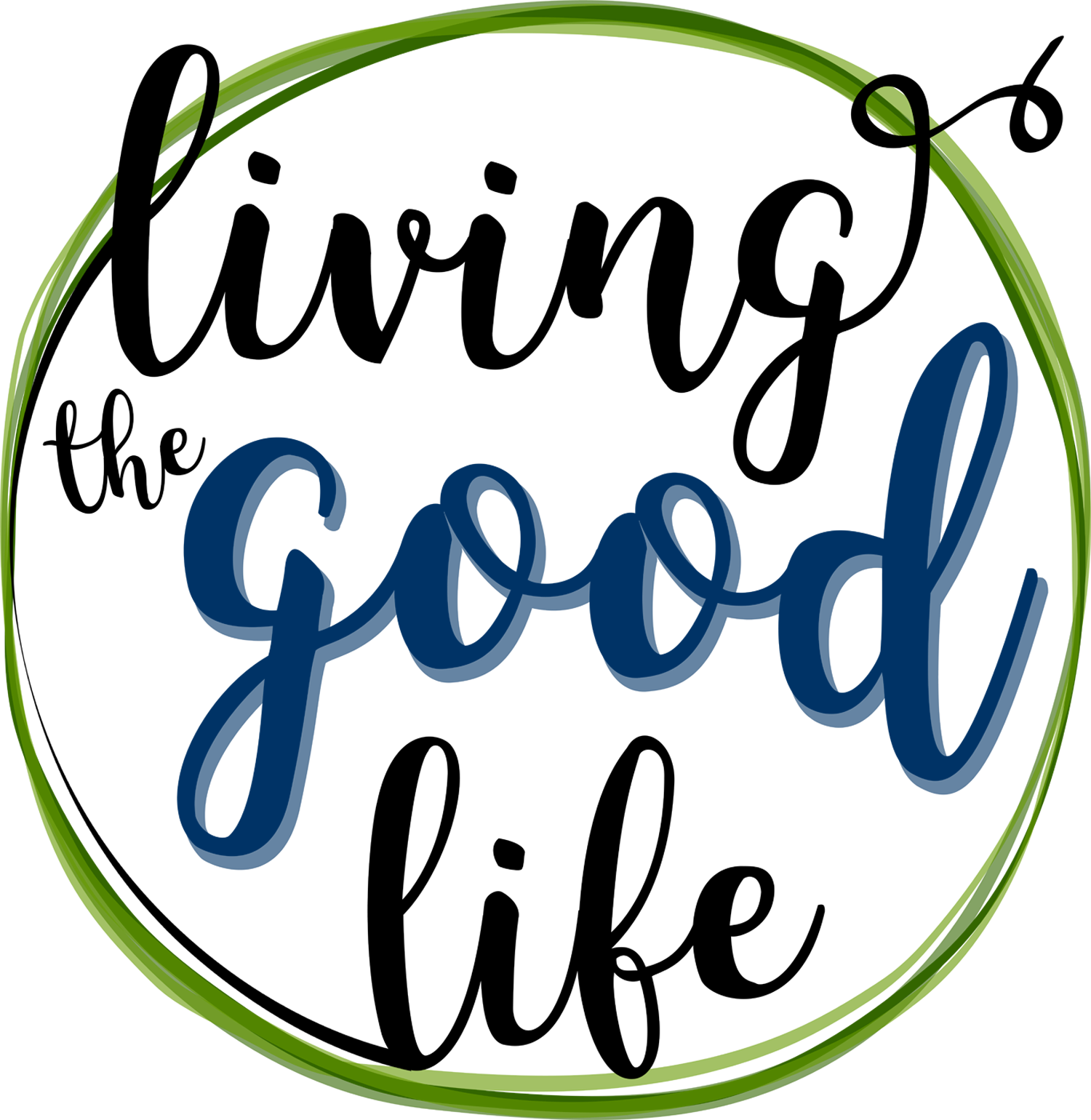 Living The Good Life On Apple Podcasts Clipart (1500x1540), Png Download