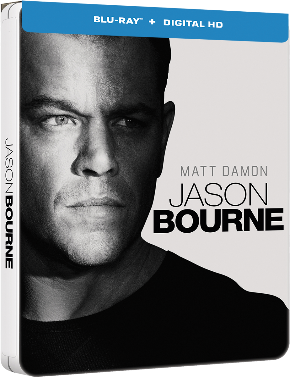 Jason Bourne 2 Steelbook Blu-ray ™ À Gagner Les Chroniques - Jason Bourne 4k Uhd Clipart (966x1290), Png Download