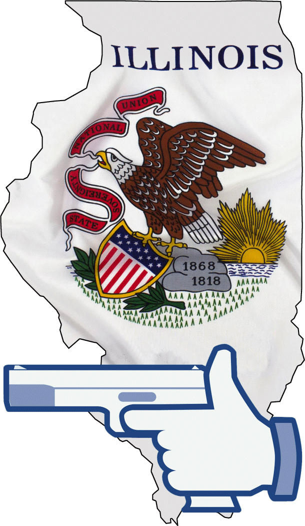 Not To Stop At Making Virtually Every Firearm That - Illinois Flag Clipart (610x1051), Png Download