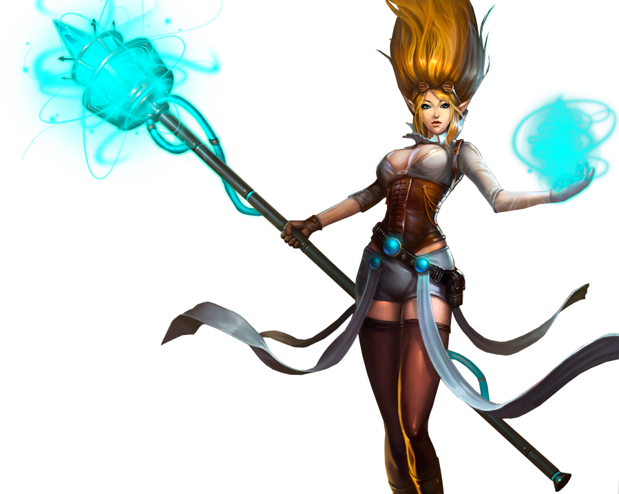 Hextech Janna Skin - Hextech Janna Png Clipart (899x717), Png Download