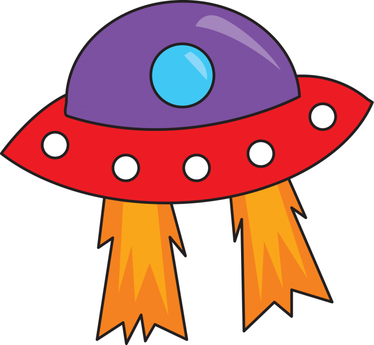 Alien Clipart Png - Outer Space Clipart Png Transparent Png (768x709), Png Download