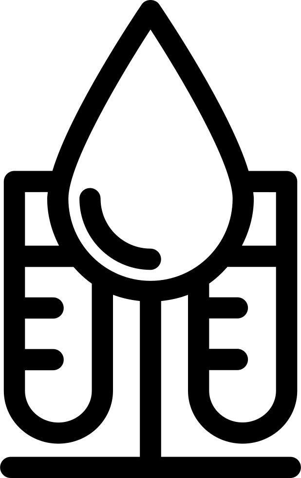 Test Tubes With Liquid Comments Clipart (618x980), Png Download