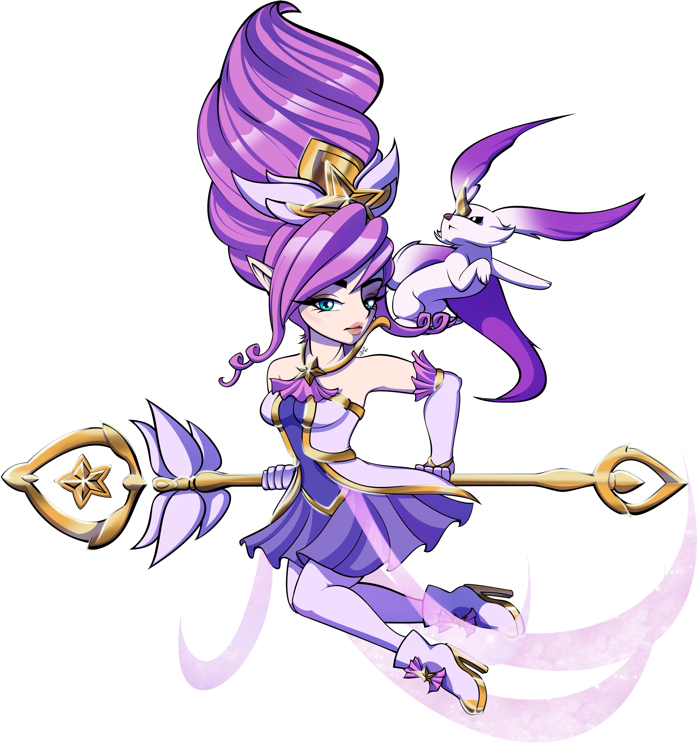 Star Guardian Janna - Cartoon Clipart (2363x2507), Png Download