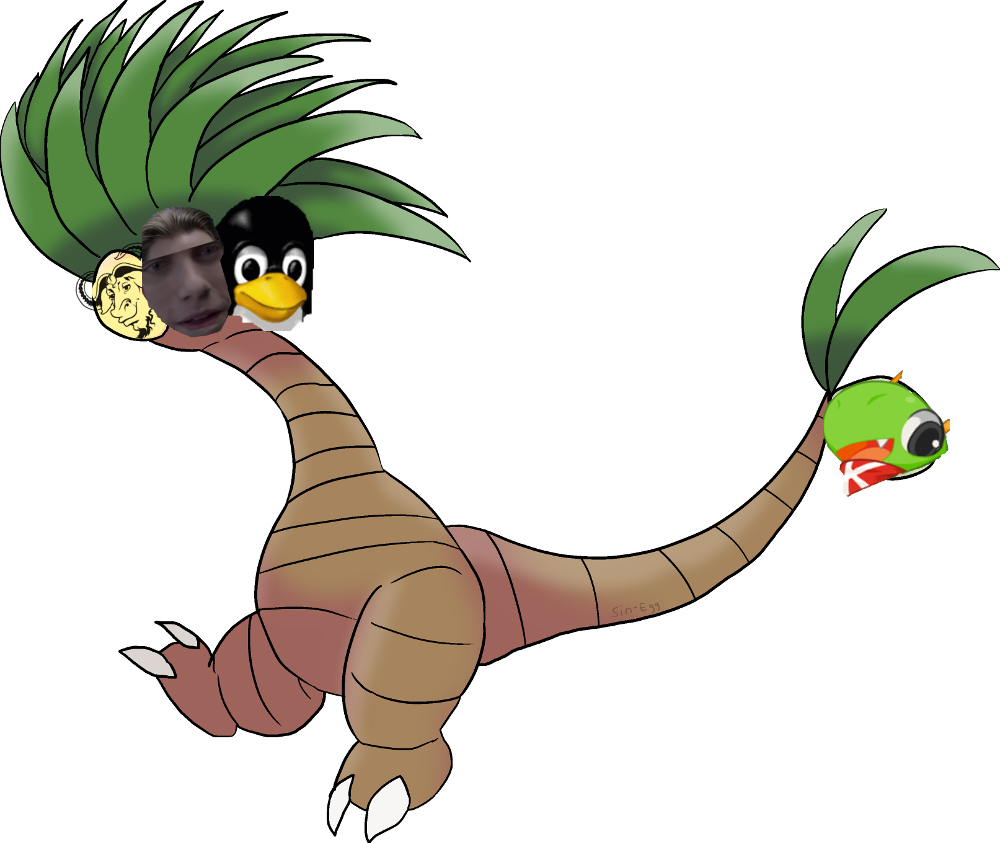 >an Exeggutor Running Linux - 150 X 150 Clipart (1000x843), Png Download