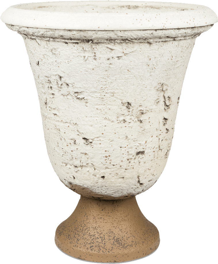 Rimmed Textured Urn - Vase Clipart (1000x1000), Png Download