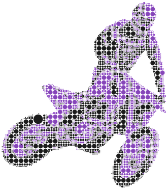 Pictogram Icon Symbol Motorcycle Motorcyclist - Graphic Design Clipart (960x540), Png Download