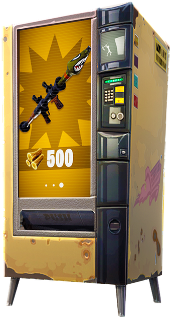 Hybs ☄ On Twitter - Fortnite Gold Vending Machine Clipart (1200x675), Png Download