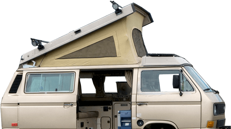 Vw Camper Van Transparent - Van Clipart (809x454), Png Download