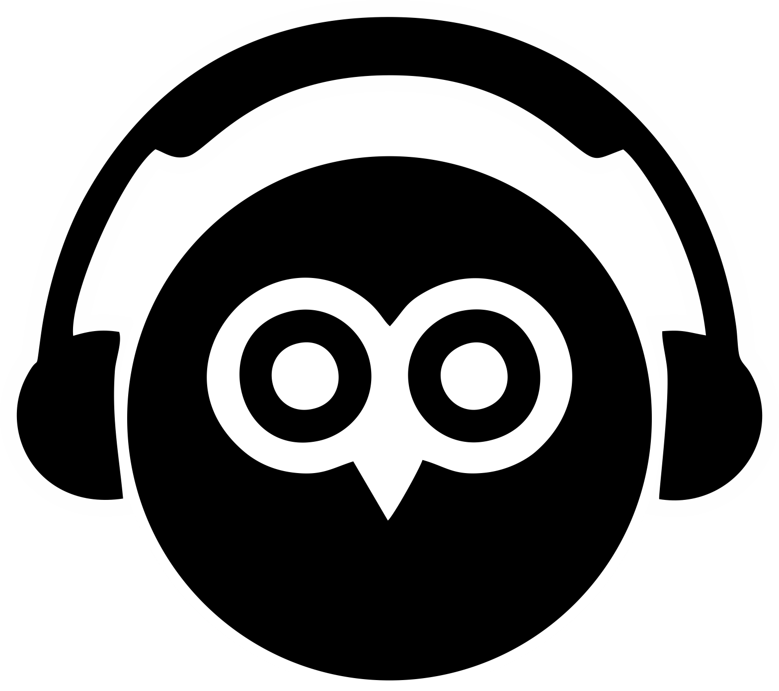Melodious Owl Clipart (1568x1392), Png Download