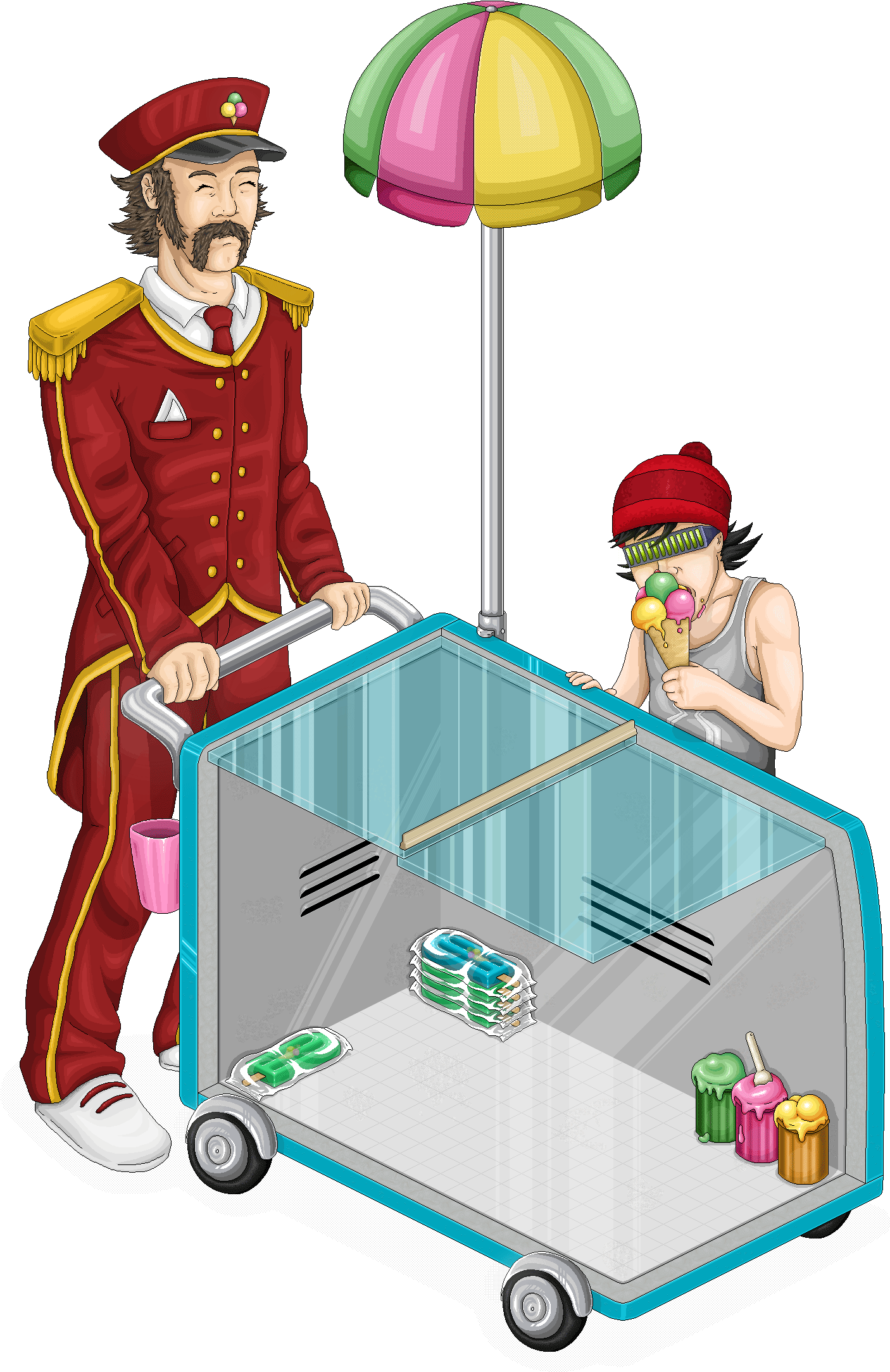 Heladeria Habbo Mpu Clipart (1800x2350), Png Download