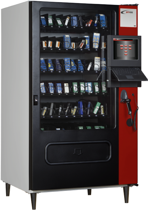 Vending Machine , Png Download - Autocrib Vending Machine Clipart (485x688), Png Download