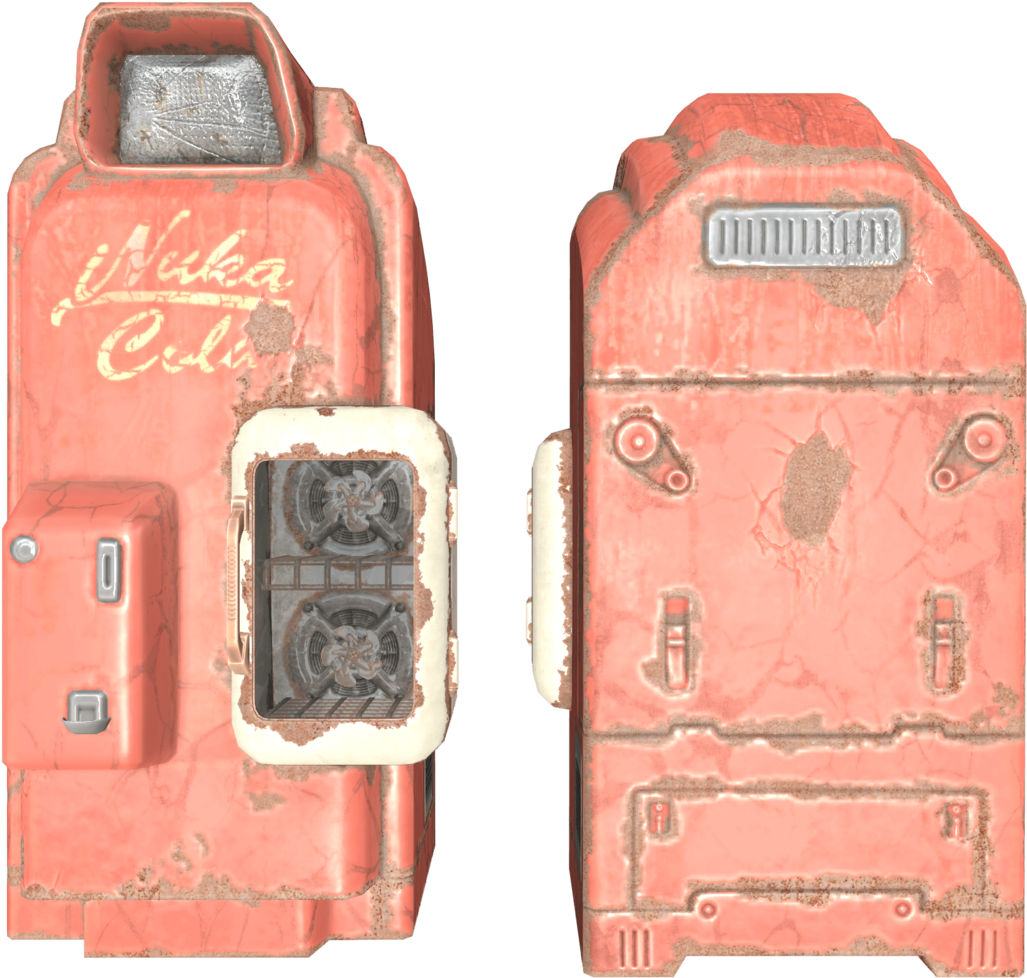 Nuka-cola Vending Machine - Illustration Clipart (1200x1200), Png Download