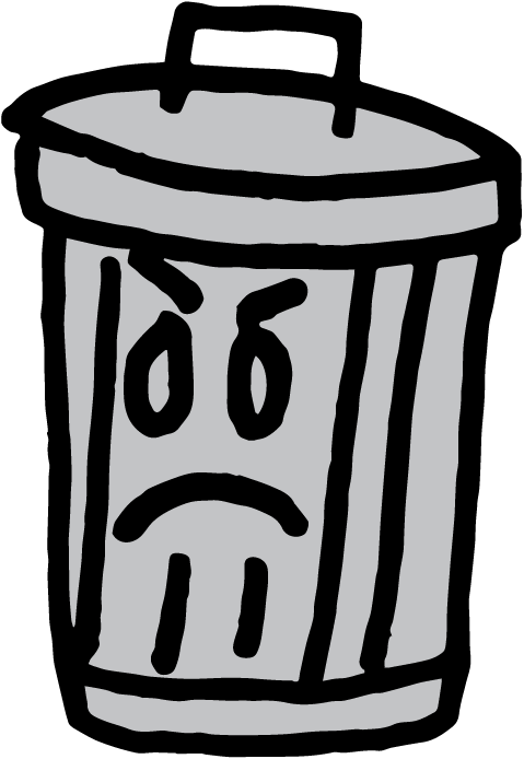 Misfit-trashcan@2x Clipart (479x694), Png Download