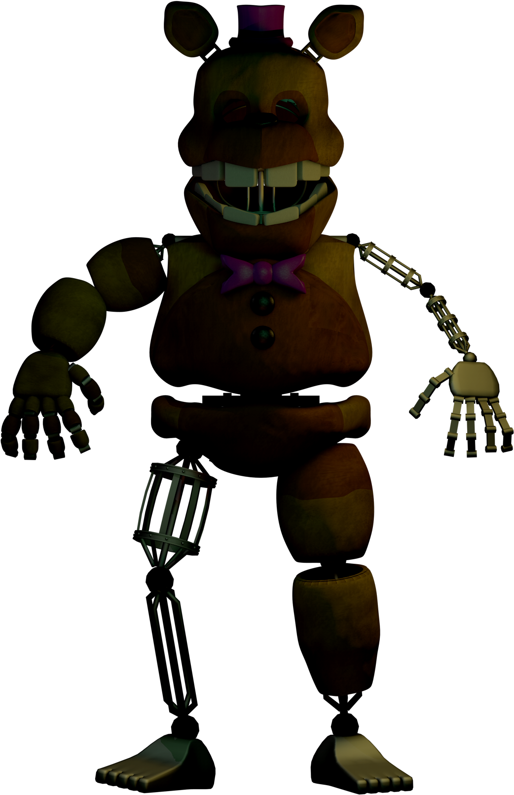 Fredbear's Fazbear Pizza By Smglee - Cartoon Clipart (1280x1700), Png Download