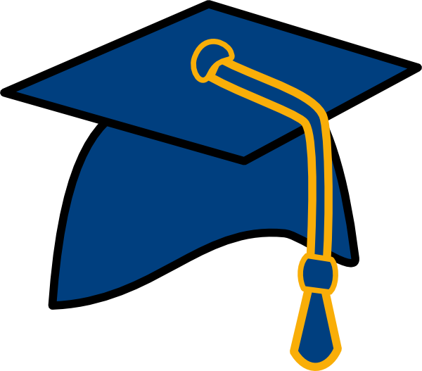 Blue Grad Svg Clip Arts 600 X 527 Px - Graduation Cap Clipart Transparent - Png Download (600x527), Png Download