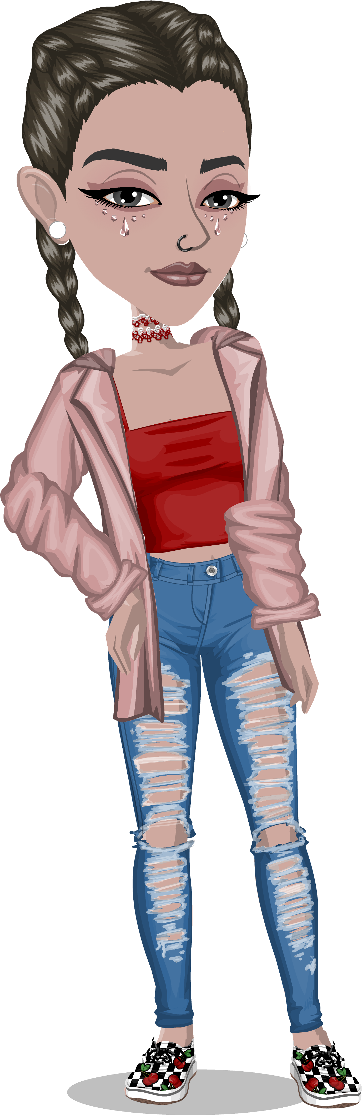 Clip Art Moviestarplanet Aesthetic With Transparent - Moviestarplanet Aesthetic - Png Download (1376x4238), Png Download