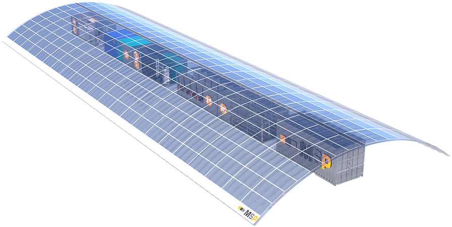 40m Msp Humanitarian Power Dome Clipart (923x550), Png Download