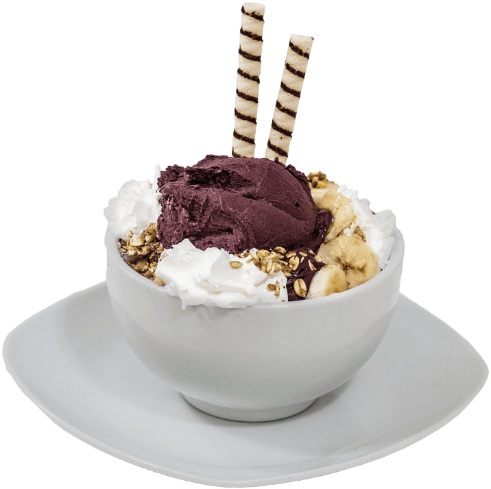 Tigela De Acai Png - Açai Com Sorvete Png Clipart (1100x733), Png Download