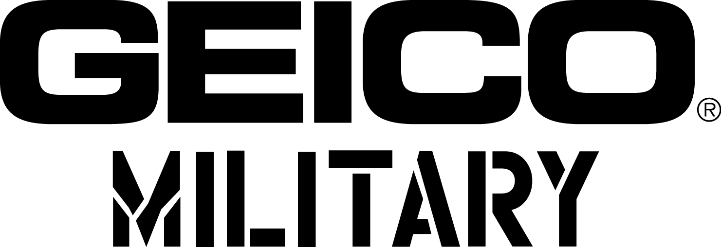 Military Black V - Geico Military Logo Clipart (1481x508), Png Download