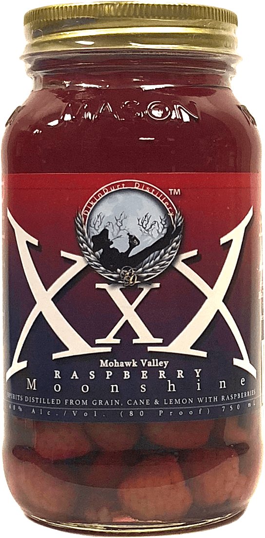 Dikindurt Distillery Mohawk Valley Raspberry Moonshine - Ale Clipart (544x1104), Png Download