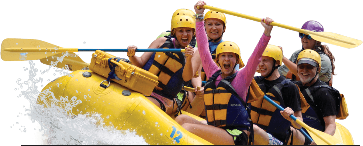 Focal Image For Promo - Rafting Clipart (1212x491), Png Download