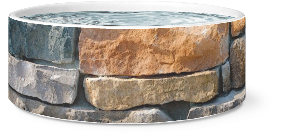 Rock Wall Pet Bowl - Coffee Table Clipart (1024x1024), Png Download
