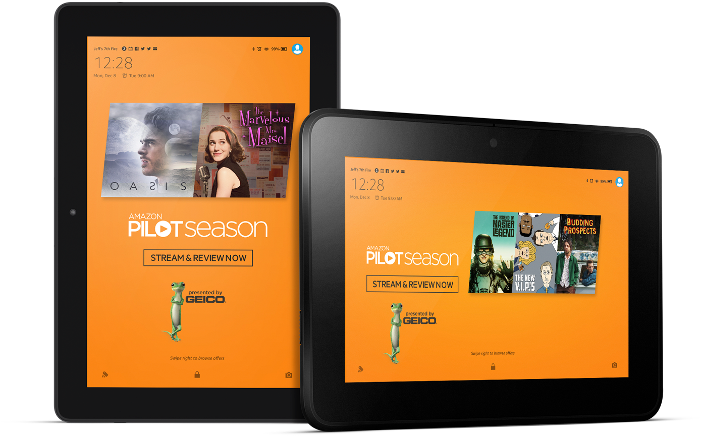 Each Of The Show Titles Are Also Featured In Rotation - Tablet Computer Clipart (1407x900), Png Download