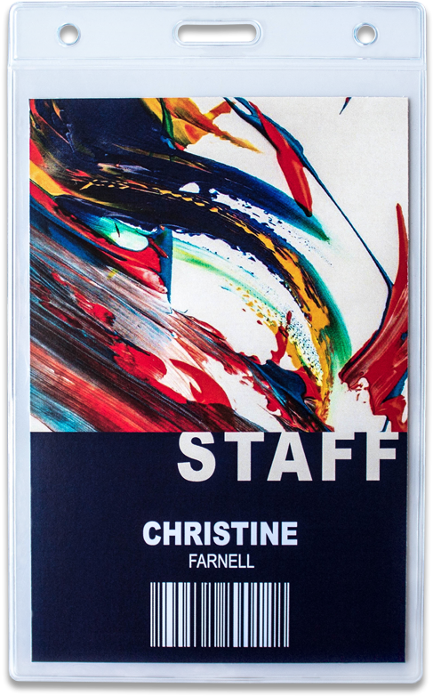 Vertical 6 X 4 Inch Badge Holder - 4k Wallpapers For Iphone Clipart (800x800), Png Download