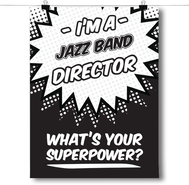 What's Your Superpower - Poster Clipart (601x590), Png Download