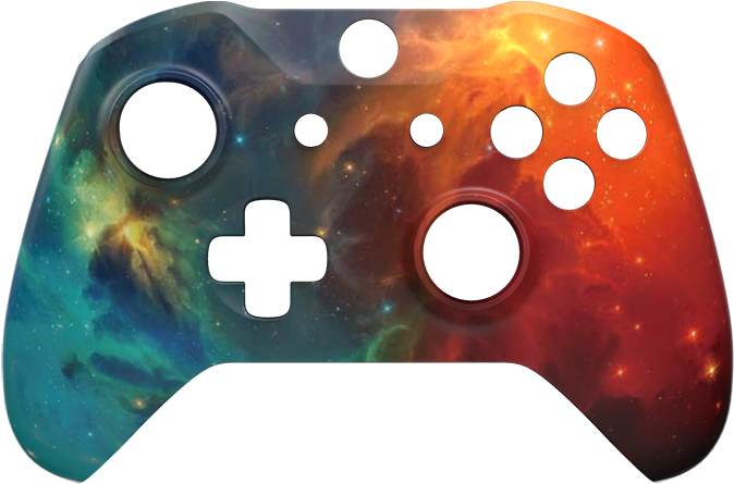 Cosmos - Xbox One Controller Custom Cover Clipart (722x532), Png Download