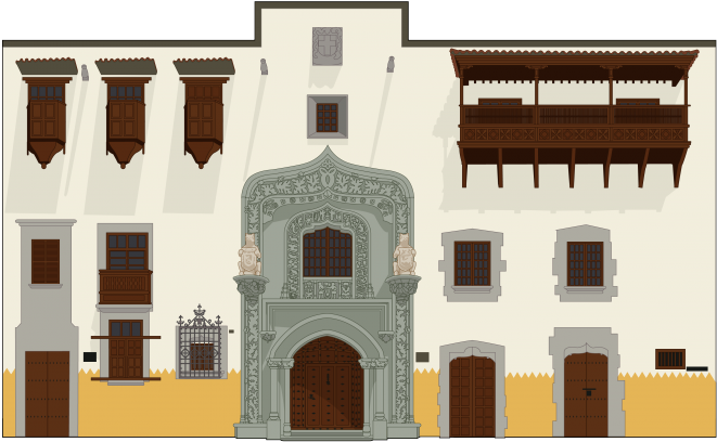 Casa De Colon - House Clipart (700x495), Png Download