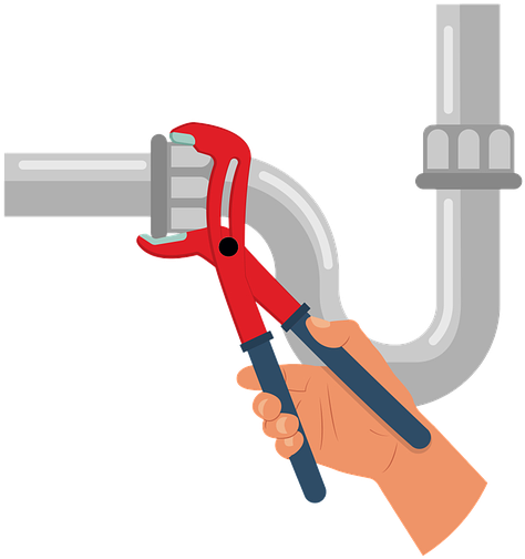 Plumber Plumbing Tools Pipefitter Steamfitters Pipe - Imagen De Plomeria Png Clipart (600x720), Png Download