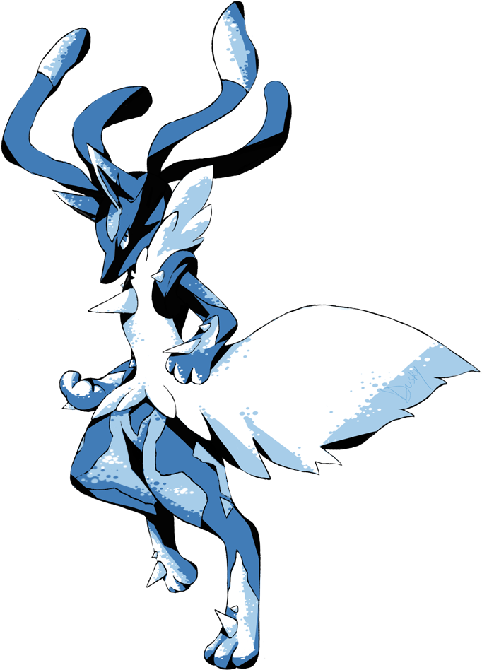 M-lucario With Pokemon Blue's Colors - Illustration Clipart (800x1000), Png Download