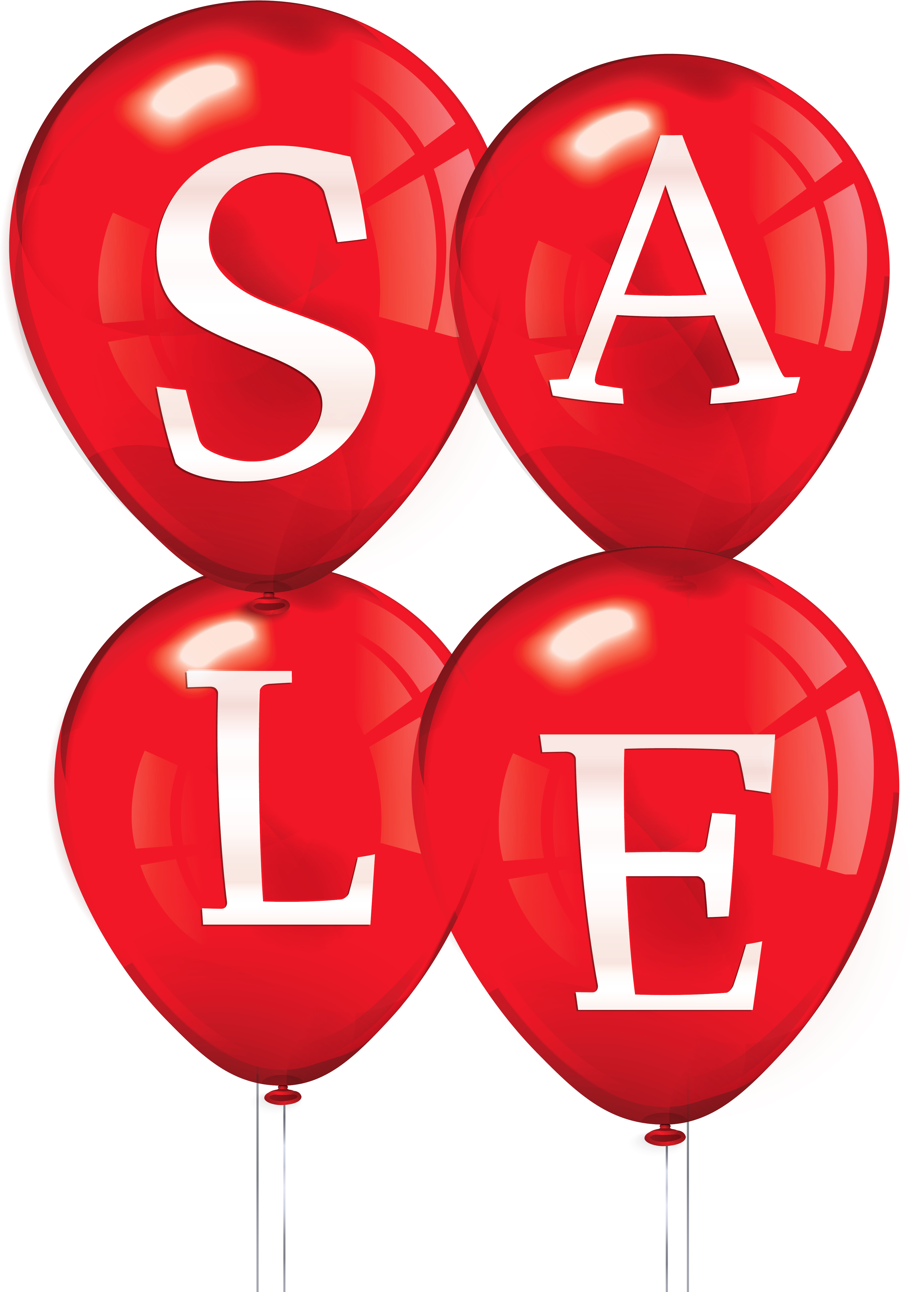 Sale Balloons Png Clipart Picture - Balloon Transparent Png (4036x5388), Png Download
