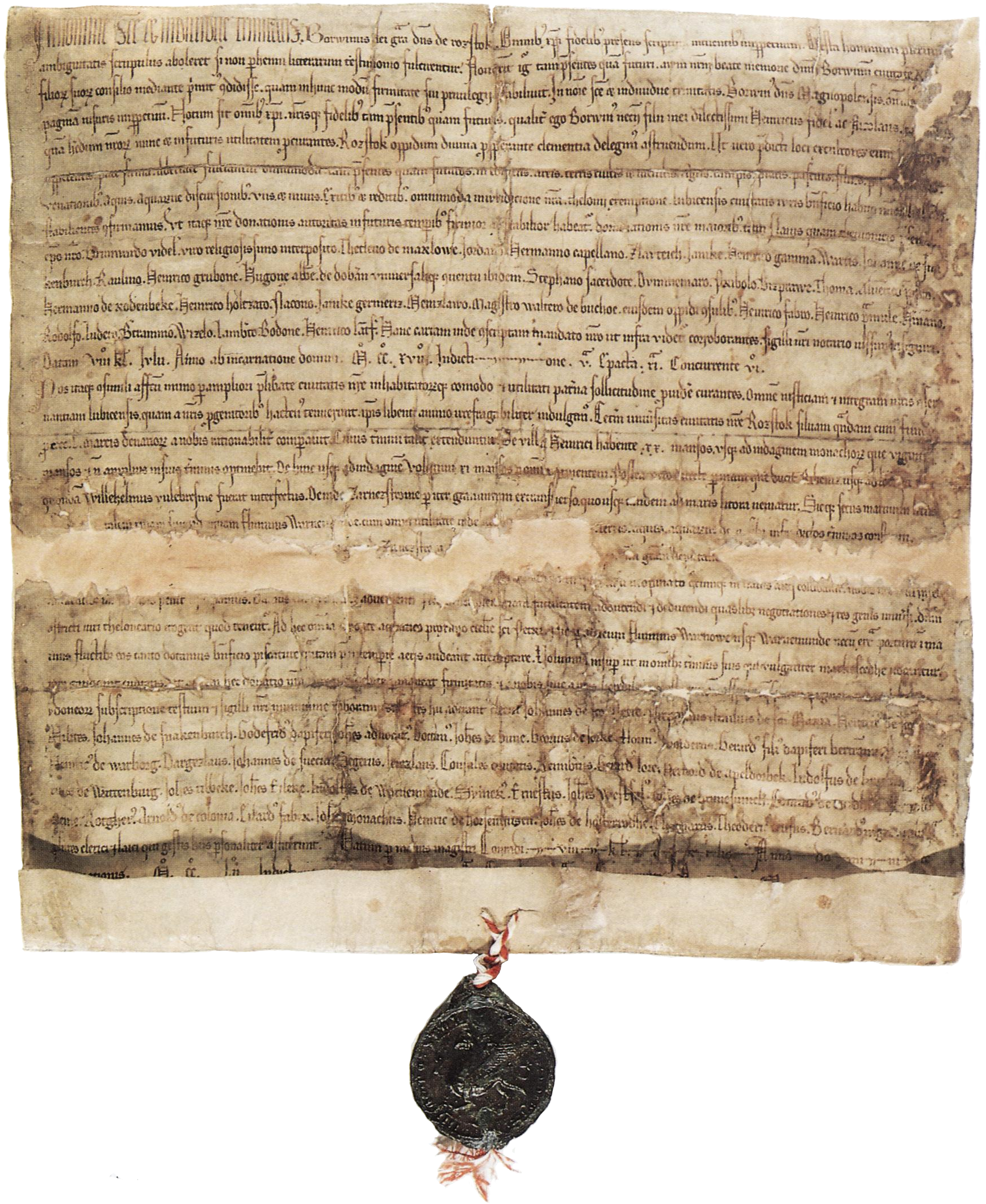 Rostocker Stadtbestätigung 1213 - Village Carpenter Bringing A Coffin Clipart (1744x2148), Png Download