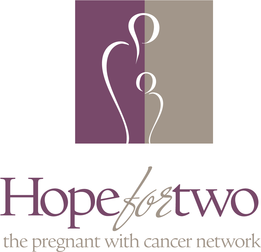 Hope For Two The Pregnant With Cancer Network - Graphic Design Clipart (1198x1083), Png Download