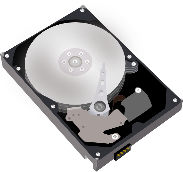 Hard Drive Png - Clip Art Hard Drive Transparent Png (600x564), Png Download