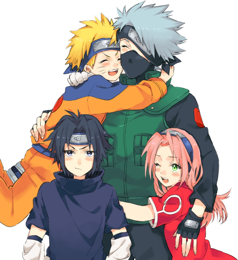 #naruto #narutouzumaki #sagemode #hokage #sasuke #sharingan - Naruto Sasuke Sakura Png Clipart (831x907), Png Download