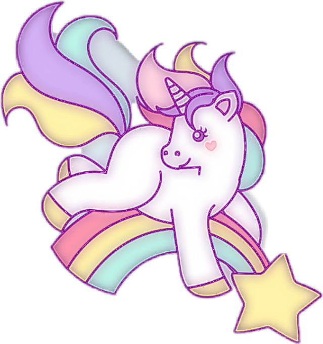 #unicornio #love Amor Por Los Unicornios - Unicorn Name Tags For School Clipart (639x679), Png Download